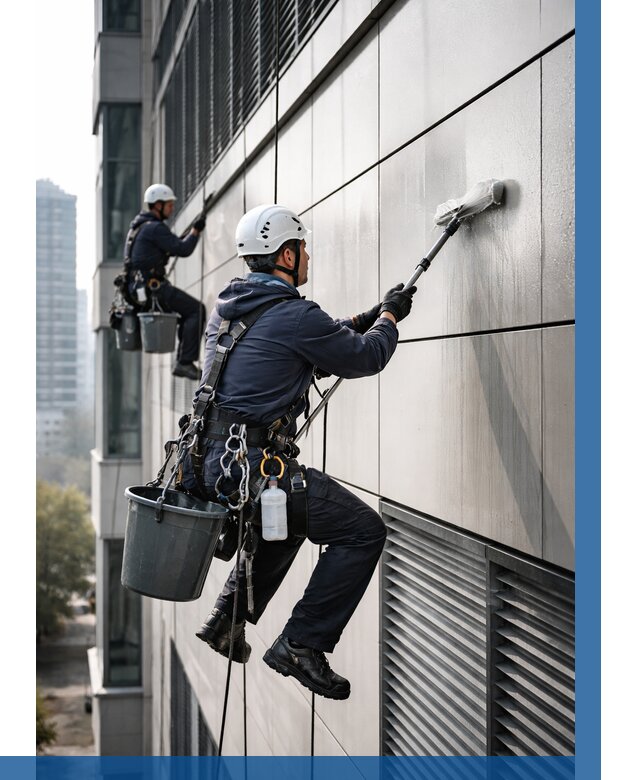 Мойка вентилируемого фасада в Добрянке от 253 р. | ВЫСОТНИК-Дбр