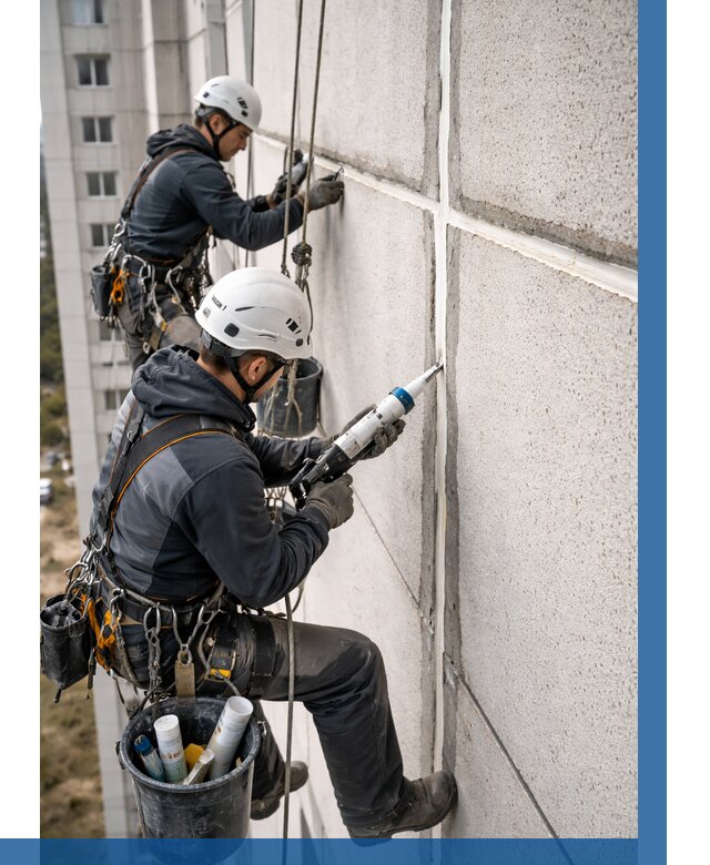 Герметизация межпанельных швов в Добрянке от 707 р. | ВЫСОТНИК-Дбр