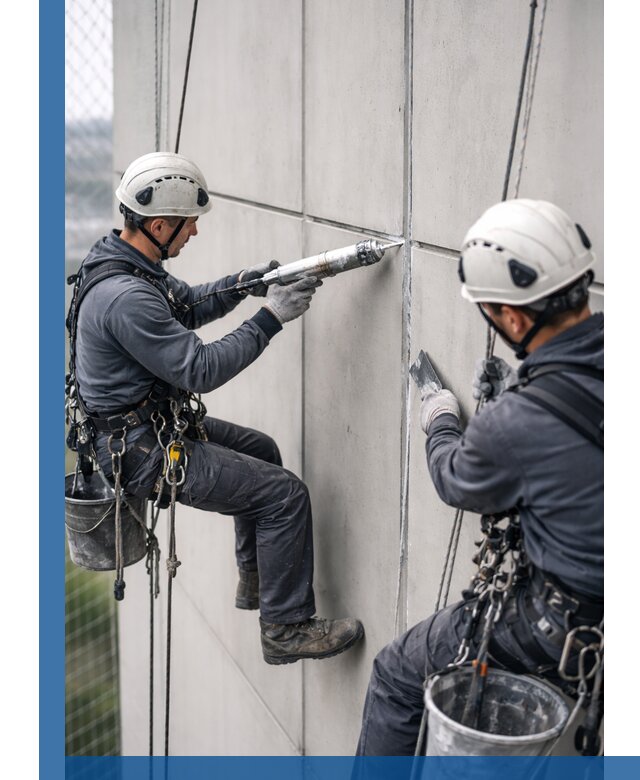 Первичная герметизация швов фасадов и кровель в Добрянке