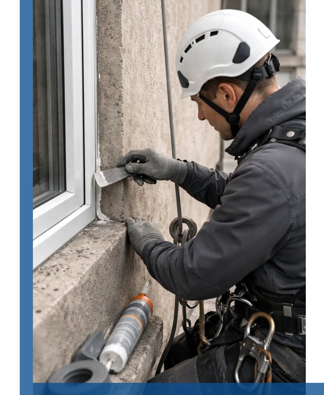 Герметизация монтажных швов окон в Добрянке с гарантией качества