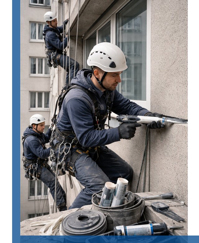 Герметизация швов лоджии в Добрянке профессионально и надежно