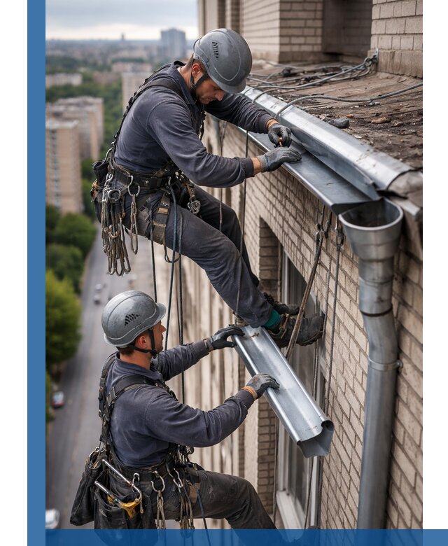Ремонт водосточных желобов в Добрянке, быстро и качественно