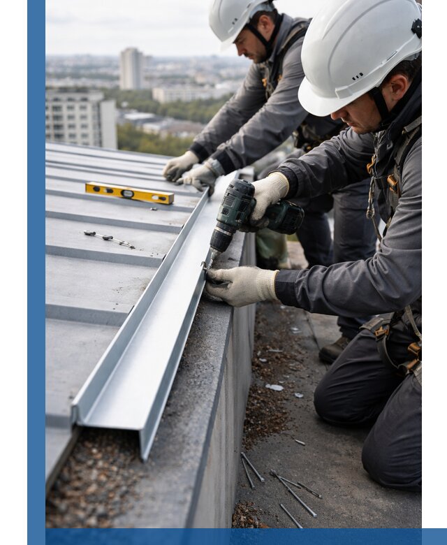 Монтаж капельника на кровле в Добрянке с гарантией качества