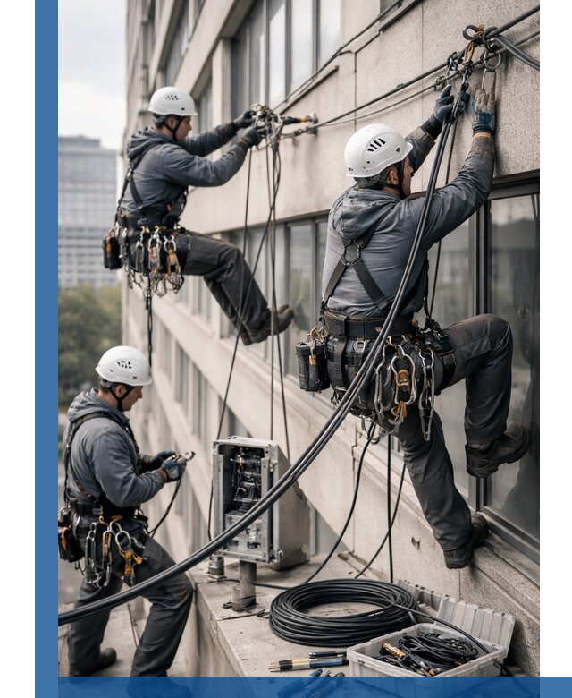 Прокладка оптоволоконного кабеля в Добрянке под ключ с тестированием