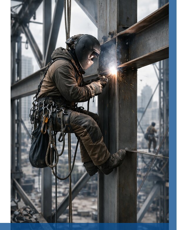 Высотные сварочные работы в Добрянке от 3536 р. | ВЫСОТНИК-Дбр