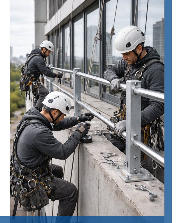 Монтаж ограждений на высоте в Добрянке, от 1212 р. | ВЫСОТНИК-Дбр