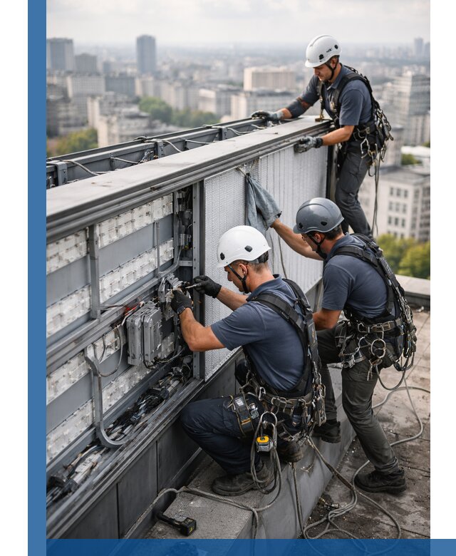 Профессиональное обслуживание крышной рекламы в Добрянке под ключ