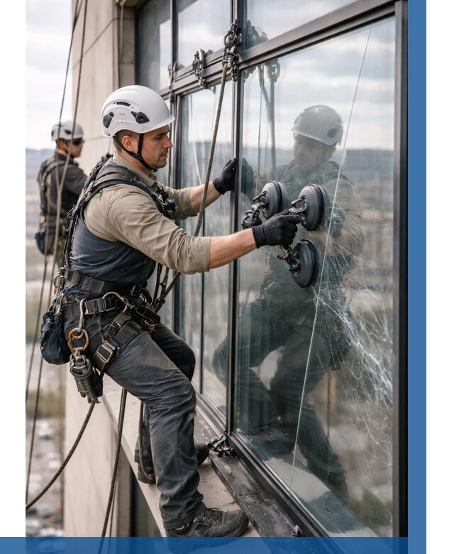 Замена стекла в витраже в Добрянке под ключ от 8587 р. | ВЫСОТНИК-Дбр