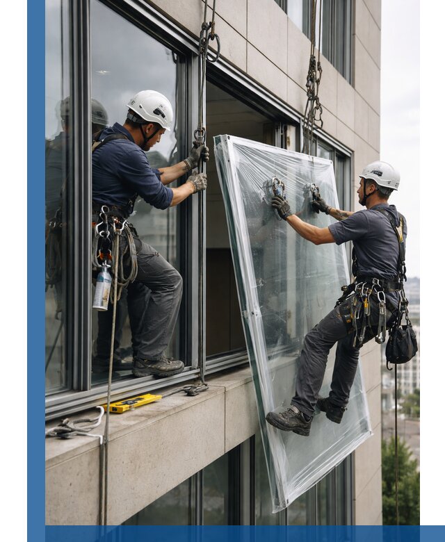 Профессиональная замена стекла в витраже в Добрянке с гарантией