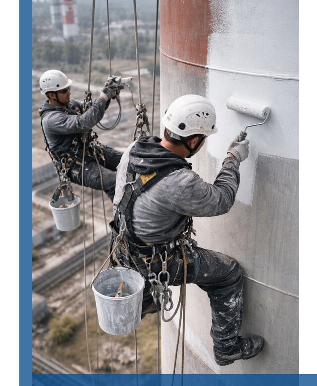 Покраска дымовых труб в Добрянке: антикоррозийная защита и восстановление