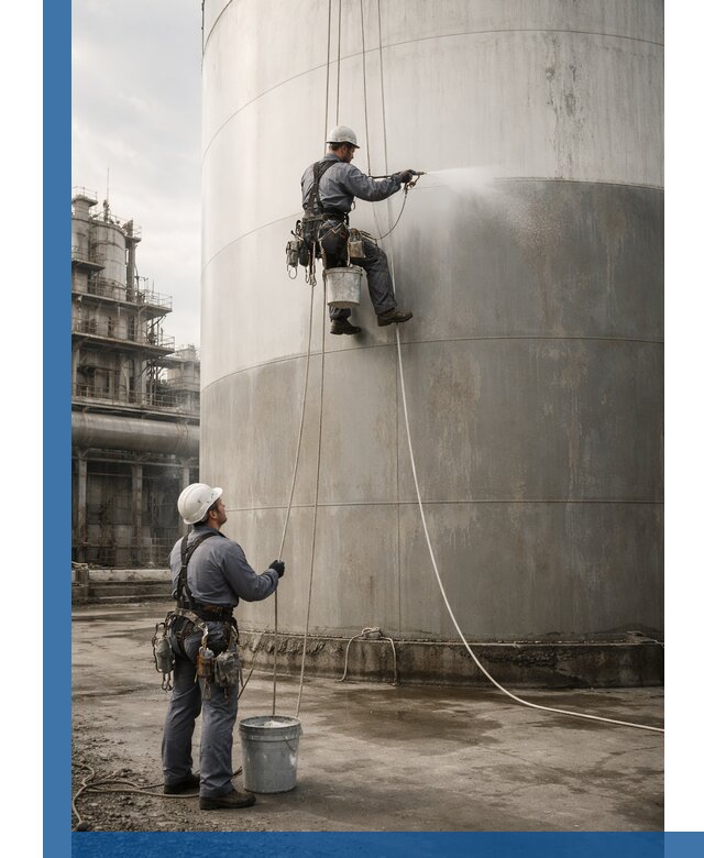 Покраска стальных резервуаров и емкостей в Добрянке профессионально