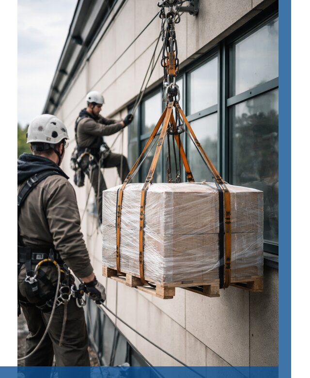 Подъем груза на высоту в Добрянке от 3031 р. | ВЫСОТНИК-Дбр