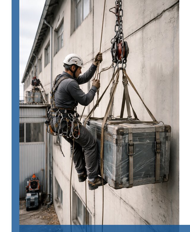 Подъем грузов на высоту в Добрянке для промышленных объектов