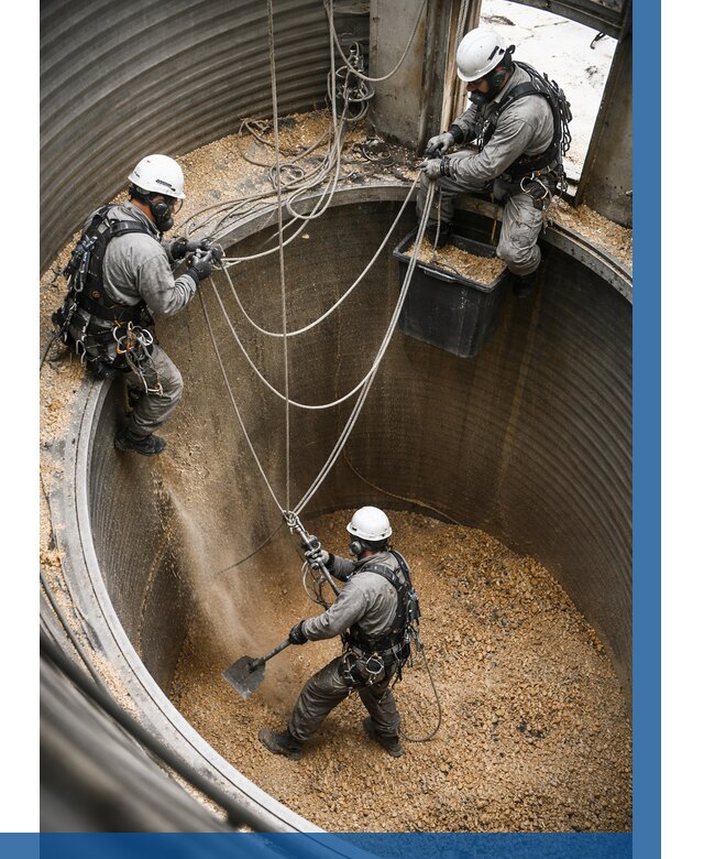 Чистка зерновых бункеров в Добрянке от 12122 р. | ВЫСОТНИК-Дбр