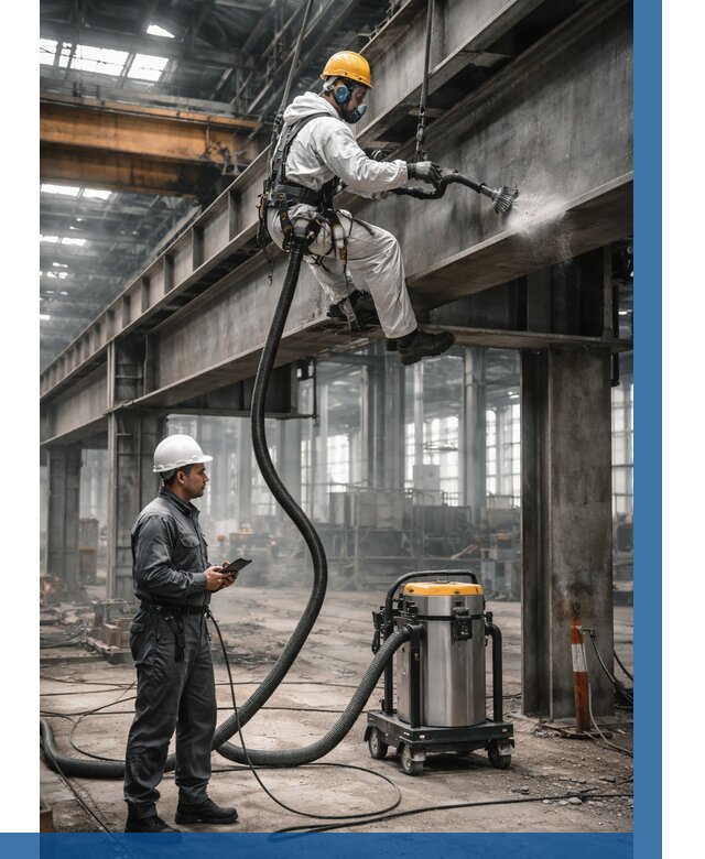 Обеспыливание конструкций в цехе в Добрянке от 4243 р. | ВЫСОТНИК-Дбр