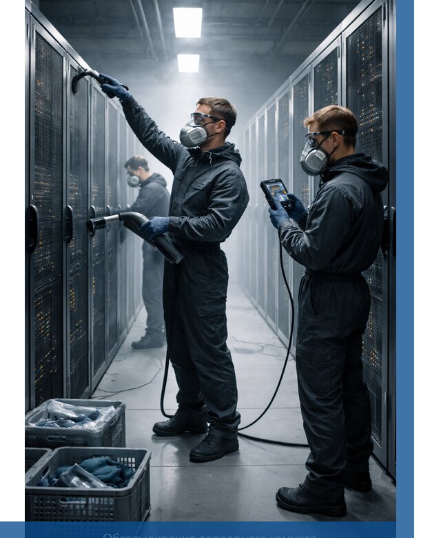 Обеспыливание серверной комнаты в Добрянке от 4546 р. | ВЫСОТНИК-Дбр