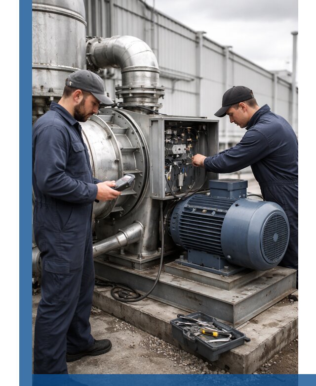Техническое обслуживание промышленного оборудования в Добрянке