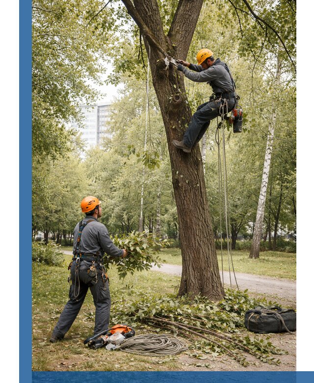 Санитарная обрезка деревьев в Добрянке, профессионально и безопасно