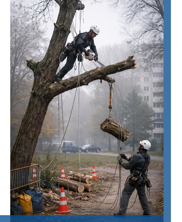 Удаление аварийных деревьев в Добрянке от 15153 р. | ВЫСОТНИК-Дбр