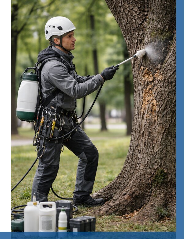 Обработка деревьев от вредителей в Добрянке от 4546 р. | ВЫСОТНИК-Дбр