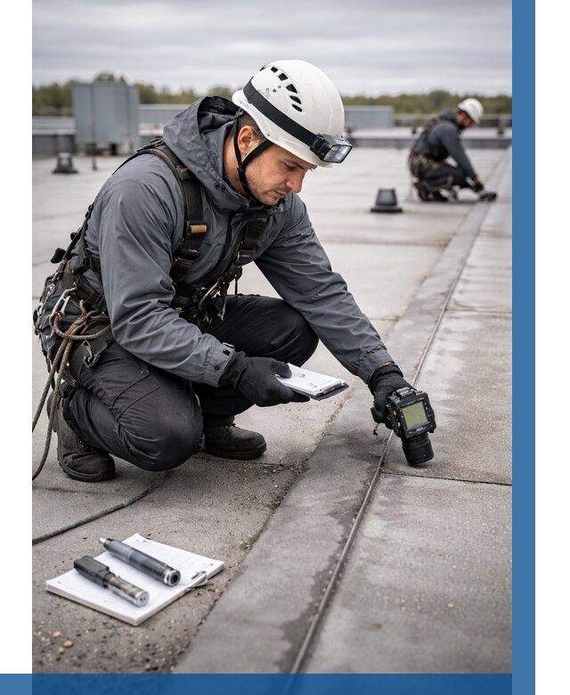 Обследование кровли на протечки в Добрянке от 4546 р. | ВЫСОТНИК-Дбр