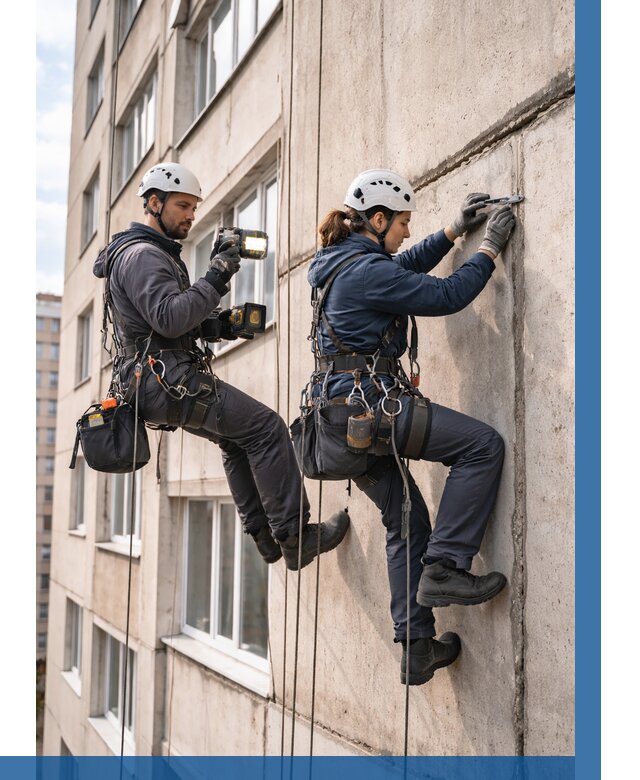 Обследование межпанельных швов в Добрянке от 1818 р. | ВЫСОТНИК-Дбр