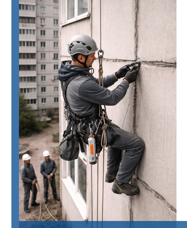 Обследование межпанельных швов и герметизация в Добрянке